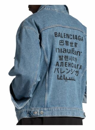 Balenciaga Jeansjacke blau