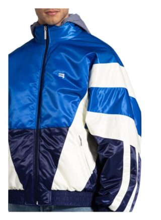 Balenciaga Oversized-Blouson blau