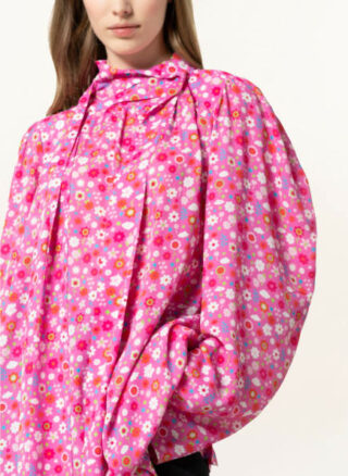 Balenciaga Oversized-Blusenshirt pink