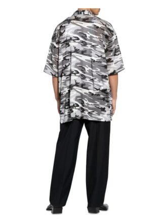 Balenciaga Casual-Hemd Herren, Schwarz