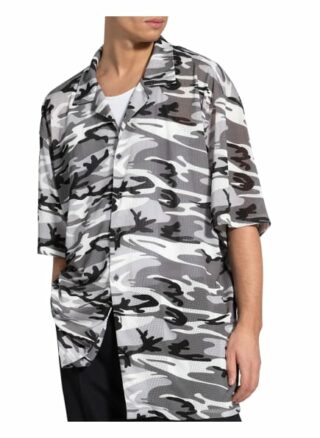 Balenciaga Casual-Hemd Herren, Schwarz