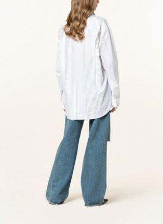Balenciaga Oversized-Hemdbluse weiss