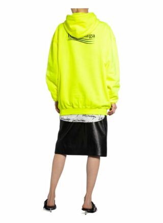 Balenciaga Oversized-Hoodie gelb