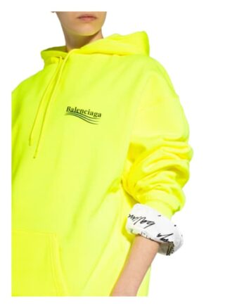 Balenciaga Oversized-Hoodie gelb