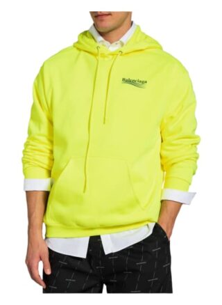 Balenciaga Oversized-Hoodie gelb
