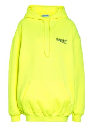 Balenciaga Oversized-Hoodie gelb