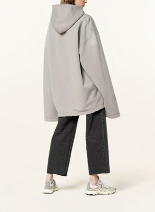 Balenciaga Oversized-Hoodie grau