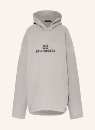 Balenciaga Oversized-Hoodie grau