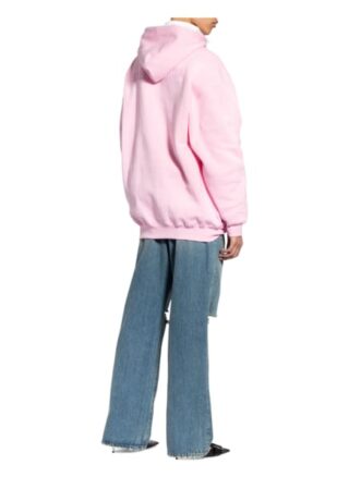 Balenciaga Oversized-Hoodie rosa