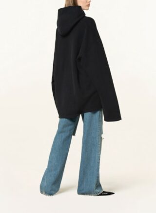 Balenciaga Oversized-Hoodie schwarz