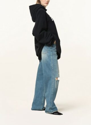 Balenciaga Oversized-Hoodie schwarz