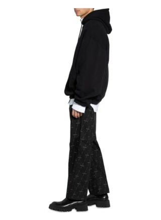 Balenciaga Oversized-Hoodie schwarz