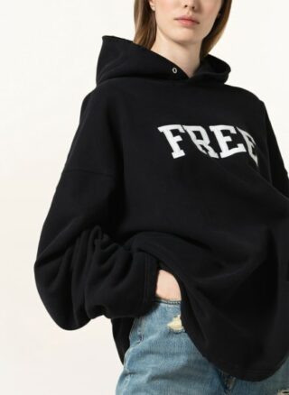Balenciaga Oversized-Hoodie schwarz