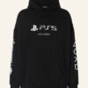 Balenciaga Oversized-Hoodie Herren, Schwarz
