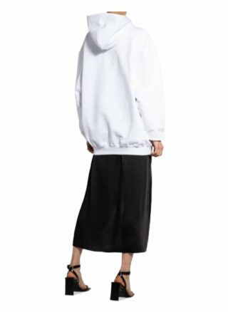 Balenciaga Oversized-Hoodie weiss