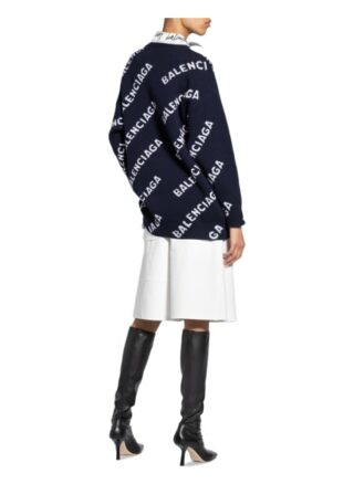 Balenciaga Oversized-Pullover schwarz