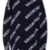 Balenciaga Oversized-Pullover schwarz