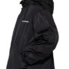 Balenciaga Oversized-Regenmantel schwarz