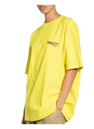 Balenciaga Oversized-Shirt gelb