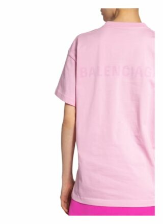 Balenciaga Oversized-Shirt rosa