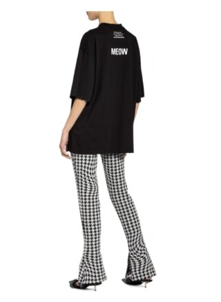 Balenciaga Oversized-Shirt schwarz
