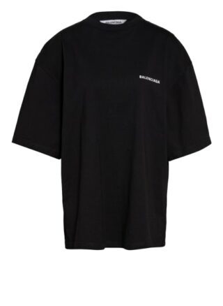 Balenciaga Oversized-Shirt Damen, Schwarz