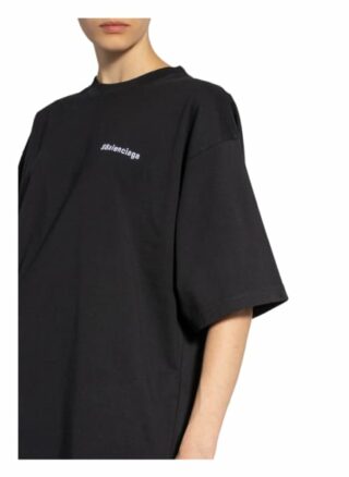 Balenciaga Oversized-Shirt Damen, Schwarz
