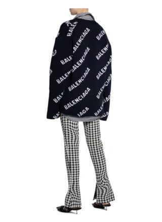 Balenciaga Oversized-Strickjacke schwarz