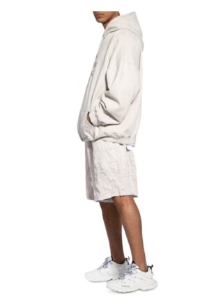 Balenciaga Oversized-Sweatshorts weiss