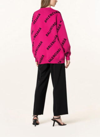 Balenciaga Ovesized-Pullover pink