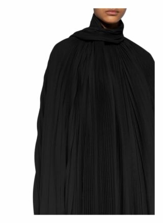 Balenciaga Poncho-Bluse Mit Plissees schwarz