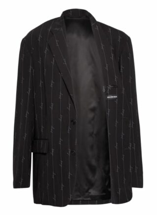 Balenciaga Sakko Comfort Fit schwarz
