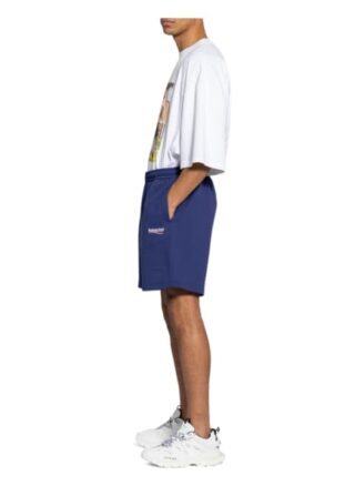 Balenciaga Sweatshorts blau