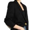 Balmain Blazer Damen, Schwarz