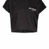 Balmain Cropped-Shirt schwarz
