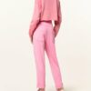 Balmain Cropped-Sweatshirt rosa