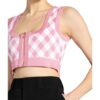 Balmain Cropped-Top rosa