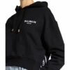 Balmain Hoodie schwarz