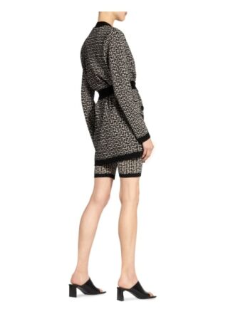 Balmain Jacquard-Strickhülle Mit Leinen beige