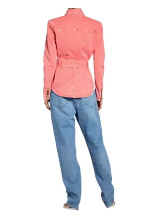 Balmain Jeans-Blazer rosa