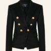 Balmain Jerseyblazer schwarz