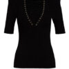 Balmain Strickshirt schwarz