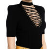 Balmain Strickshirt schwarz