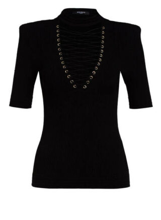 Balmain Strickshirt schwarz