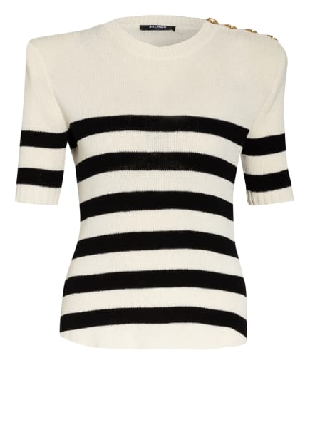 Balmain Strickshirt weiss Balmain Strickshirt weiss