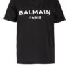 Balmain T-Shirt Mit Schmucksteinbesatz schwarz