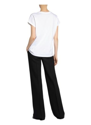 Balmain T-Shirt Mit Schmucksteinbesatz weiss