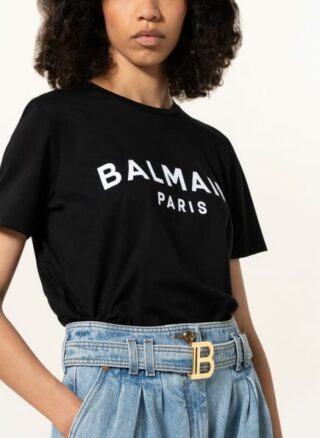 Balmain T-Shirt schwarz
