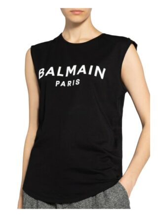 Balmain Top schwarz