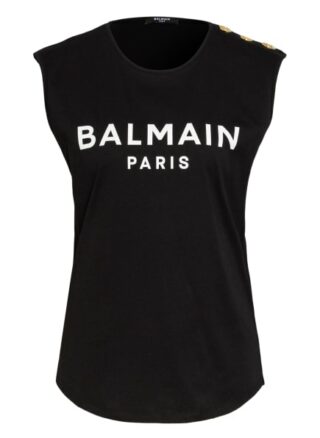 Balmain Top schwarz